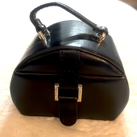 BUY NOW🖤🖤🩶GENUIN LEATHER JEWELRY BOX WITH MIROR 🩶🖤🖤 - Picture 2 of 12